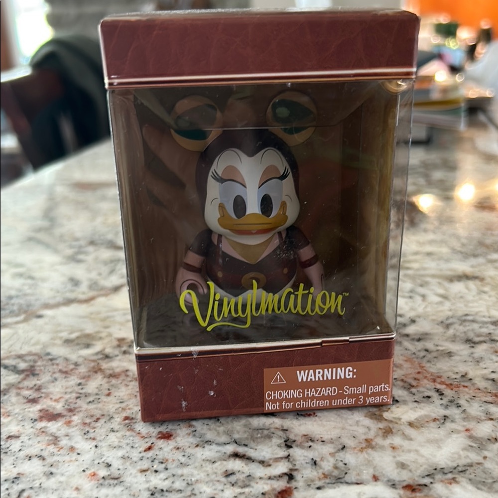 Disney Vinylmation Daisy Figure with Brown and purple Design